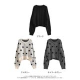 ポルカドットショートニットカーディガン | Re:EDIT | 詳細画像18