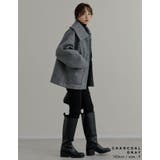 カールシャギーケープミドルコート | Re:EDIT | 詳細画像15