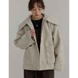 カールシャギーケープミドルコート | Re:EDIT | 詳細画像9