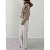 [2025 WINTER COLLECTION]ファーフードジップニットカーディ… | Re:EDIT | 詳細画像16 