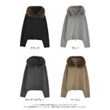 [2025 WINTER COLLECTION]ファーフードジップニットカーディ… | Re:EDIT | 詳細画像18 