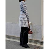 マルチボーダーポロニットトップス | Re:EDIT | 詳細画像15 