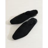 ブラック(501) | フェイクスウェードミュール | Re:EDIT