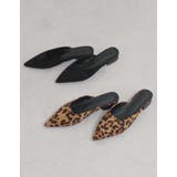 ポインテッドトゥローヒールミュール | Re:EDIT | 詳細画像5