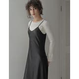 [2025 WINTER COLLECTION]サテンキャミワンピース | Re:EDIT | 詳細画像2 