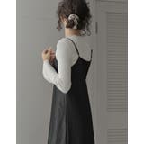 [2025 WINTER COLLECTION]サテンキャミワンピース | Re:EDIT | 詳細画像7 