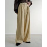 ランダムコーデュロイベルト付きワイドストレートパンツ | Re:EDIT | 詳細画像5 