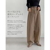 [低身長/高身長サイズ有]コーデュロイバレルレッグカーブパンツ | Re:EDIT | 詳細画像7 