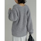 シャイニーミックスニットカーディガン | Re:EDIT | 詳細画像14