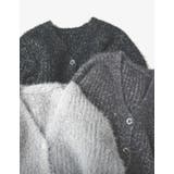 シャイニーミックスニットカーディガン | Re:EDIT | 詳細画像2