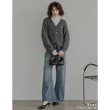 シャイニーミックスニットカーディガン | Re:EDIT | 詳細画像7