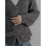 シャイニーミックスニットカーディガン | Re:EDIT | 詳細画像8