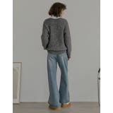 シャイニーミックスニットカーディガン | Re:EDIT | 詳細画像10