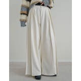 微起毛ツイルタックプリーツワイドパンツ | Re:EDIT | 詳細画像22 