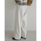 微起毛ツイルタックプリーツワイドパンツ | Re:EDIT | 詳細画像23 