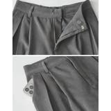 微起毛ツイルタックプリーツワイドパンツ | Re:EDIT | 詳細画像26 