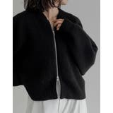 ダブルジップニットブルゾン | Re:EDIT | 詳細画像15