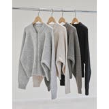 ダブルジップニットブルゾン | Re:EDIT | 詳細画像2