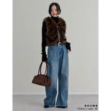 ジップ付きフェイクファーベスト | Re:EDIT | 詳細画像11