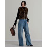 ジップ付きフェイクファーベスト | Re:EDIT | 詳細画像13