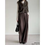 ジップ付きフェイクファーベスト | Re:EDIT | 詳細画像14