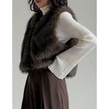 ジップ付きフェイクファーベスト | Re:EDIT | 詳細画像15