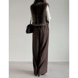 ジップ付きフェイクファーベスト | Re:EDIT | 詳細画像16