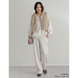 ジップ付きフェイクファーベスト | Re:EDIT | 詳細画像7