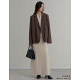 [2点セット][セットアップ][低身長サイズ有]カシミヤタッチスキッパーニットト… | Re:EDIT | 詳細画像12 