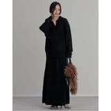 [2点セット][セットアップ][低身長サイズ有]カシミヤタッチスキッパーニットト… | Re:EDIT | 詳細画像27 