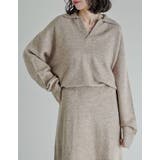 [2点セット][セットアップ][低身長サイズ有]カシミヤタッチスキッパーニットト… | Re:EDIT | 詳細画像35 