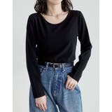 前後2WAY起毛フラッフィーカットソー長袖トップス | Re:EDIT | 詳細画像11