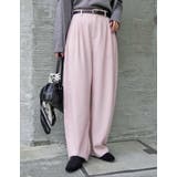 [低身長/高身長サイズ有]ツイルツータックバレルレッグカーブパンツ | Re:EDIT | 詳細画像37 