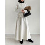 [低身長サイズ有]ウールライクパネル切り替えフレアスカート | Re:EDIT | 詳細画像14 