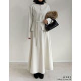 スカーフ付きウールライクノーカラージャケット | Re:EDIT | 詳細画像11