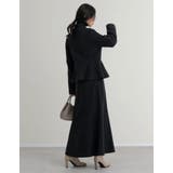 スカーフ付きウールライクノーカラージャケット | Re:EDIT | 詳細画像8