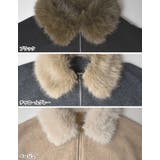 フェイクファー襟ダブルジップニットコート | Re:EDIT | 詳細画像19