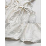 ポーラスクエアネックキャンディスリーブシャーリングブラウス | Re:EDIT | 詳細画像19 