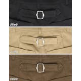 [低身長/高身長サイズ有]コットンツイル後ろバックルデザインパンツ | Re:EDIT | 詳細画像19 