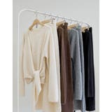 [2点セット][セットアップ][手洗い可能][低身長サイズ有]カシミヤタッチカシ… | Re:EDIT | 詳細画像3 