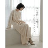 [2点セット][セットアップ][手洗い可能][低身長サイズ有]カシミヤタッチカシ… | Re:EDIT | 詳細画像5 