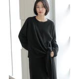 [2点セット][セットアップ][手洗い可能][低身長サイズ有]カシミヤタッチカシ… | Re:EDIT | 詳細画像9 