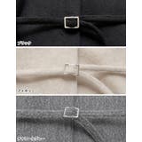 フェイクウールベルト付きノーカラーコート | Re:EDIT | 詳細画像19