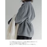 フェイクウールベルト付きノーカラーコート | Re:EDIT | 詳細画像7