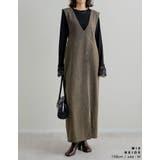 [低身長サイズ有]ツイードラップデザイン風ジャンパースカート | Re:EDIT | 詳細画像15 