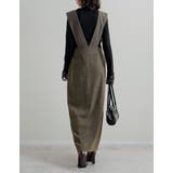 [低身長サイズ有]ツイードラップデザイン風ジャンパースカート | Re:EDIT | 詳細画像17 