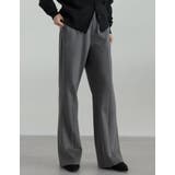 [低身長/高身長サイズ有]スウェードポンチキックフレアパンツ | Re:EDIT | 詳細画像26 