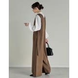 [低身長/高身長サイズ有]ラップ風デザインオールインワン | Re:EDIT | 詳細画像22 