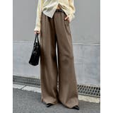 [低身長/高身長サイズ有]ベルトループ付きニットパンツ | Re:EDIT | 詳細画像6 