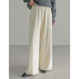 [低身長/高身長サイズ有]ベルトループ付きニットパンツ | Re:EDIT | 詳細画像10 